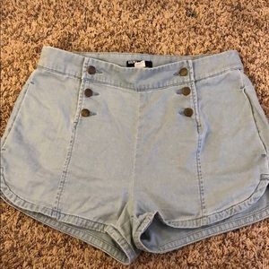 BDG denim-like shorts
